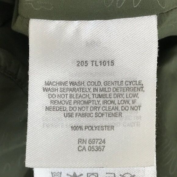 Columbia GRT Full Zip Vest Women's XS Green Floral Pockets Outdoor Winter Lined - Picture 11 of 12